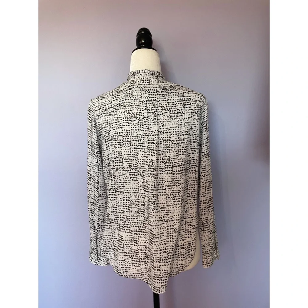 Anthropologie Cloth & Stone tie neck blouse - Picture 6 of 6